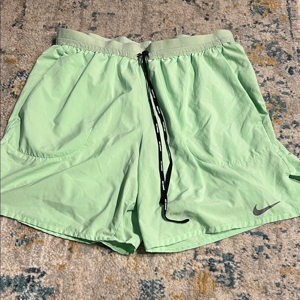 Nike Mint Green Sports Shorts